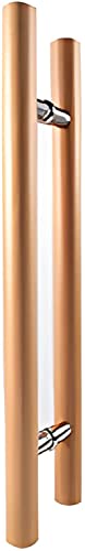 jiChenxiang Wooden Push Pull Door Hardware for Inside Outside Gate/Farmhouse Shed Door Rustic Barn Door Handles/Length 60Cm(24Inch) (Length 180Cm(71Inch))