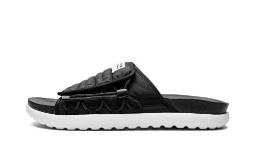 Nike mens Asuna 2 Slides Slippers, Black/Dark Grey/White/Black, 10 - Main Image