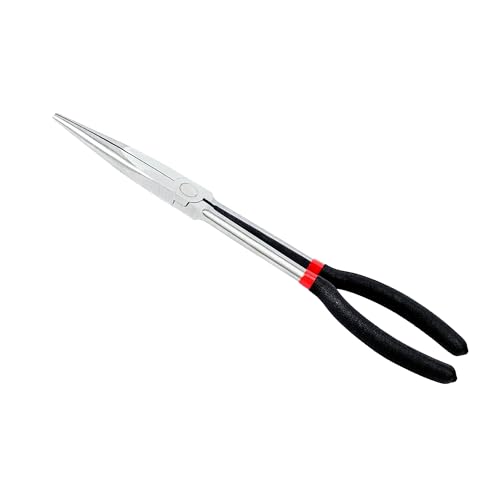 Winyxleng 11-Inch Extra Long Needle Nose Pliers Premium Heavy Duty Long Reach Needlenose Pliers Non-Slip Grips Ideal for Professionals Electrical and Hobbyists Alike