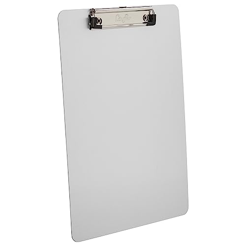 Saunders 21518 - Portapapeles con clip (21,6 x 33 cm), color plateado