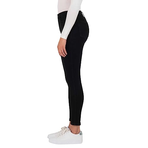 KIRKLAND Signature Womens High-Rise Skinny Jeans,Black,142