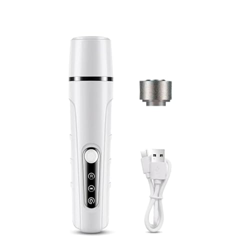 Qinaaiu ペット用電動爪やすり LED照明スマート電動ペット爪研ぎ器 猫 爪切り犬猫兼用 3段階の調節 小動物用爪研ぎ器 爪切り 爪とぎ 爪削り 爪鑢 USB充電式 LEDライト付きで細かい部分までしっかりケア