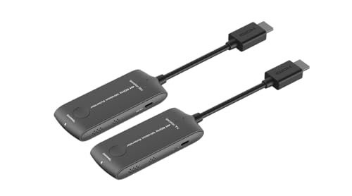 FOURKAY Mini 5G Wireless HDMI System 4K60Hz with up to 20m Range. Compatible with SkyQ, Virgin UHD and AppleTV 4K. HDCP 2.2 HDMI 2.0