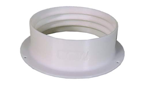 5-inch Tube Portable AC Air Conditioner Exhaust Hose Flange Wall Mount - Counter-Clockwise