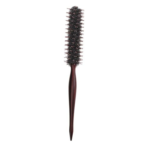 CHILDWEET Cepillo de Cerdas de Jabalí con Mango de Grueso Redondo para Masajeador de Cabelludo Desenredante para Cabello Seco y Mojado Unisex para Diario