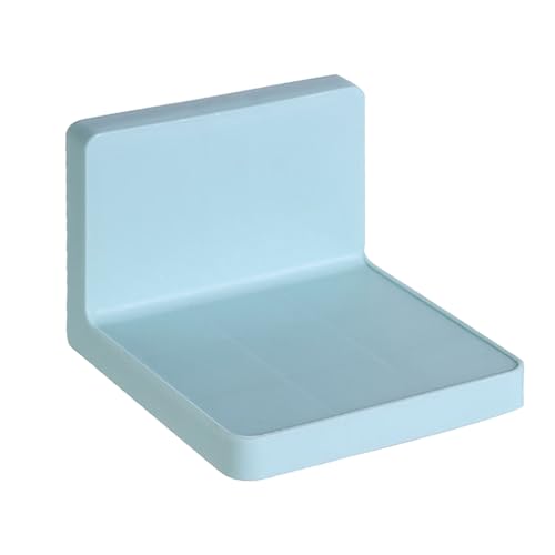 Organizador de estantes de pared - Acrílico espesado, estante de pared, proyección de imagen | Estante de cocina de baño fuerte adireable sin característica de perforación, rejilla pequeña