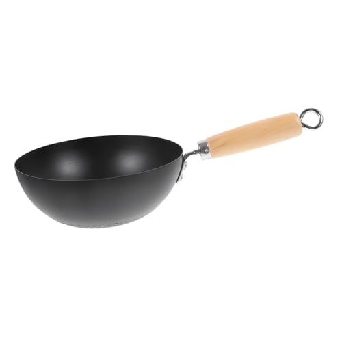 Wok pequeño tradicional de hierro con antiadherente miniatura 1