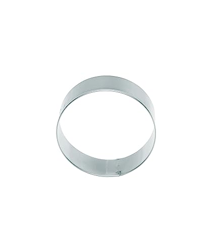 KitchenCraft Cortador de galletas, redondo, acero inoxidable, 7,5 x 7,5 x 2,5 cm