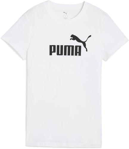 T-shirt Essentials PUMA femme blanc imprimé taille XS confortable au quotidien