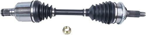 Image of Detroit Axle - Front 2pc CV Axles for 06-09 Fusion Mercury Milan Lincoln Zephyr, 2 CV Axle Shafts Assembly 2006 2007 2008 2009 Replacement