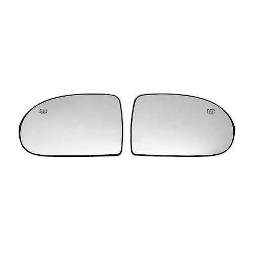 Verre rétroviseur rechange pour Jeep Compass 2007-2017 miroir chauffé avec plaque