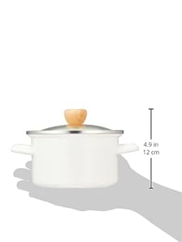 Amazon｜パール金属 ホーロー 両手鍋 15cm ガラス鍋蓋付