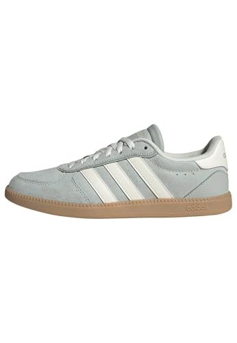 adidas Femme Breaknet Sleek Shoes, Wonder Silver/Off White/Gum 3, 38 EU