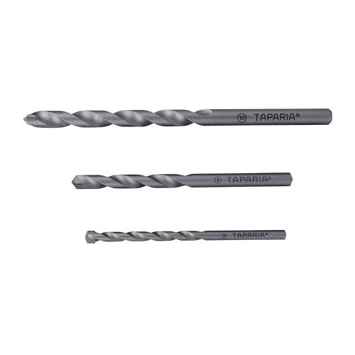 Image of Taparia 3 Pc Parallel Masonary Drill Bit Set - 6Mm,8Mm,10Mm (Mds 3)