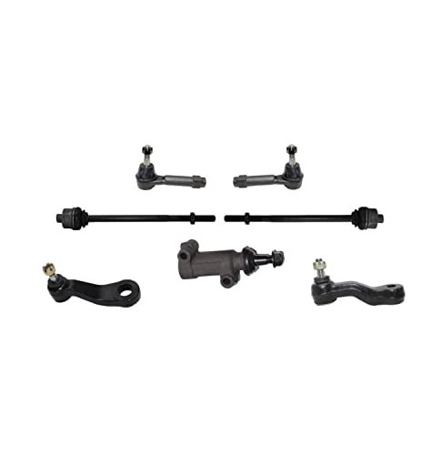 19 Pc Upper Control Arm, Lower Ball Joints, Idle & Pitman Arms, Tie Rod Ends, Sway Bar Links, Lower Control Arm Bushings Set, Idler Arm Assembly Front & Rear Suspension Kit #TOP2