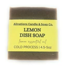 Allnations Handmade Unscented Dish Soap Bar (5oz)