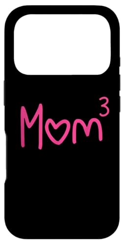 Mom Of Three Kids 3 Mother Day Third �V���� �Ԃ���� �}�} �}�} �X�}�z�P�[�X iPhone 17 Pro �p