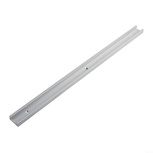 Barra ingletadora de aleación de aluminio y ranura en T para carpintería precisa y deslizamiento suave (pista en T de 500 mm)