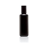 Infinity Jars 50 Ml (1.7 fl oz) Black Ultraviolet Glass Bottle w/ Glass Ball Roll on Tip