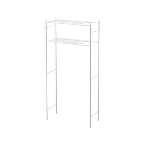 カインズ(CAINZ) タオル掛け付き ランドリーラック 幅60～81cm 奥行29cm 高さ149cm ホワイト TLR-149WH 洗濯機ラック