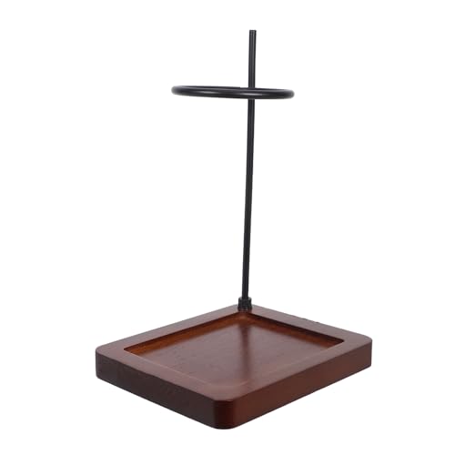 ROMISBABA Soporte de Filtro de Café de Madera Maciza Portátil Apertura 73 CM Estante para Goteo Manual Soporte para Verter Café en Interiores y Exteriores Compatible Filtros de Cono