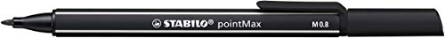 Image of STABILO pointMax Nylon Tip Pen - Assorted Colours - Wallet of 15