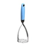 Machacador de patatas, utensilios manuales de alimentos de 10.8 pulgadas, puré de papas, para cocina, cocina, hogar, frutas, verduras, calabaza, zanahoria, uso diario
