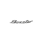 BOXSTER Badge. Porsche 986 / 987 (Black BOXSTER Badge)