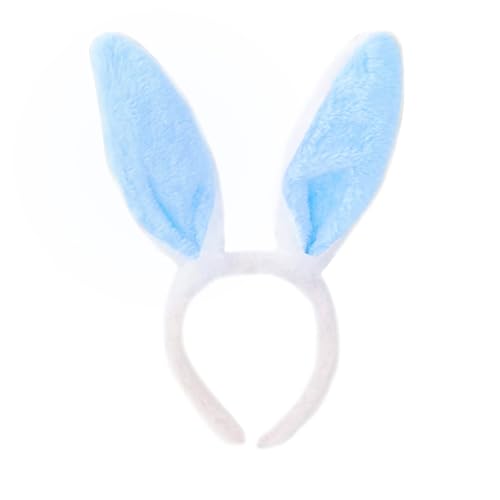 SZFYY Easter Bunny Ears Ears Headband for Easter Cosplay Party Birthday Rabbit Party (Blue)