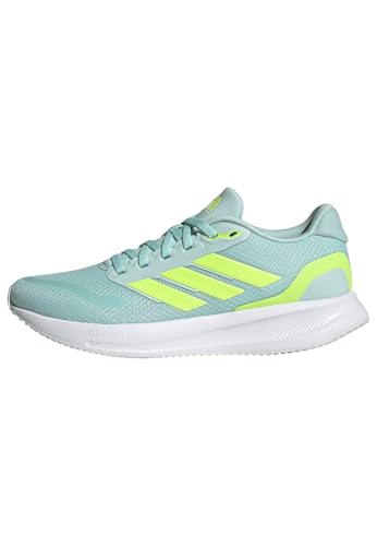 adidas Damen Runfalcon 5 Running Shoes Laufschuhe, semi Flash Aqua/Lucid Lemon/core Black, 42 EU adidas Damen Runfalcon 5 Running Shoes Laufschuhe, semi Flash Aqua/Lucid Lemon/core Black, 42 EU