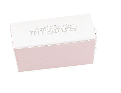 Hortense B. Hewitt Mrs Truffle Favor Boxes, 2.75 X 1.25-Inch, White And Silver #TOP4