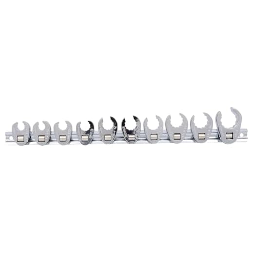 WORKPRO 2 IN 1 Schraubenschlüssel verstellbar Rohrzange & Rollgabelschlüssel Einmaulschlüssel aus Chrom-Vanadium Stahl mit Gummigriff – Länge: 200 mm (max. 42mm Maulweite) 8 KS Tools 913.3900 3/8" 12-kant-Einsteck-Maulschlüssel-Satz, 10-tlg.10-22mm