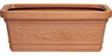 Blumentopf oder Untersetzer, rechteckig, Maxi, Terracotta, 60 x