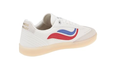 Genesis 1005282 G-Volley Sugar Corn - Damen Schuhe Sneaker - White-Red-Blue, Größe:44 EU