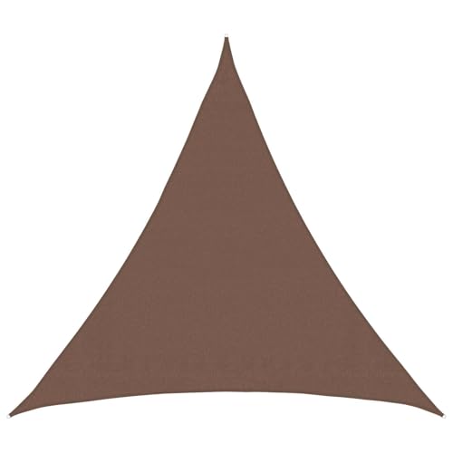 Voile d'ombrage triangulaire extérieur brise-vue anti UV pour jardin et balcon
