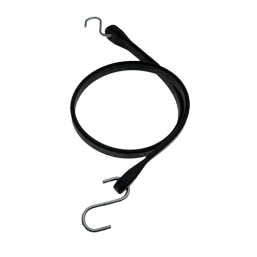 Unomor Heavy Duty Rubber Tarp Straps with Hooks Multi Functional Bungee Cord for Secure Cargo Tie Down for Trailers Boats and Camping Gear Strong Durable Elastic Straps