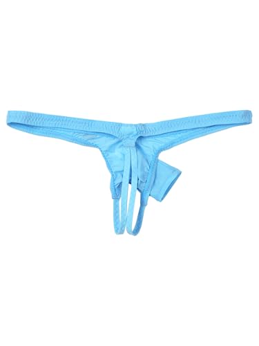 Sxiwei Men's Sexy Open Front Elephant Nose Underwear Bulge Enhancing Thong Butt-Flaunting Jockstrap Bikini Trunks Undie3