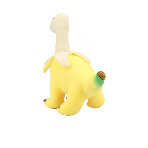 Italienisches Brainrot AI Plüschtier,Weiches Bananen Dinosaurier Plüschtier,Niedliche Tralalero Tralala Plüschpuppe Plüschtiere für Jungen Mädchen und Fans Weihnachten,Geburtstag Figur Geschenk