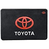 Ateen Anti-Slip Gel, Non-Slip Pad Car Dashboard Mat for Toyota Cars, Cell Phone, Sunglasses, Keys and More (Black)
