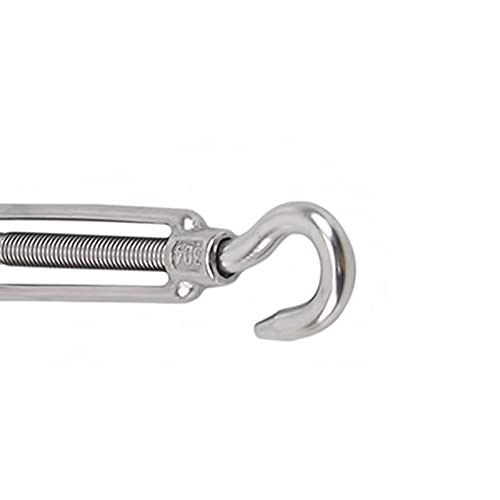 Tensores M6 Para Cable (Gancho y Ojal) En Acero Inoxidable 304 De Alta Resistencia Con Tornillo De Ojo Lag Para Tensado De Cuerda 12 Piezas miniatura 4