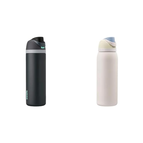 Owala FreeSip 40oz Insulated Stainless Steel Water Bottles 2-Pack (Foggy Tide & Iced Breeze) alternate