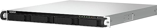 Image of QNAP TS-464U-8G-US 4 Bay High-Speed Rackmount Dual-2.5GbE NAS Intel Celeron N5105 /N5095 CPU, 8GB DDR4 Memory and 2.5GbE (2.5G /1G /100M) Network Connectivity (Diskless)