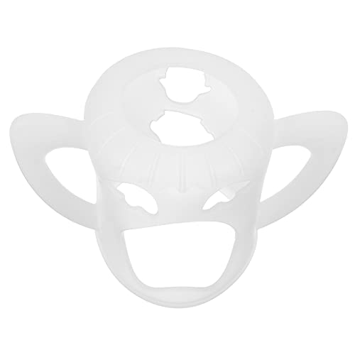 UPKOCH 赤ちゃん用哺乳瓶カバー シリコン製乳児用ガラスボトルカバー シリコン製哺乳瓶ハンドルグリップ 持ち心地と細かい質感 便利な取付設計 お出かけ育児向け