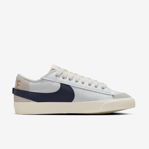Nike Blazer Low '77 Jumbo Women's Shoes (FZ6773-100, Summit White/Sail/Metallic Gold/Obsidian) Size 73