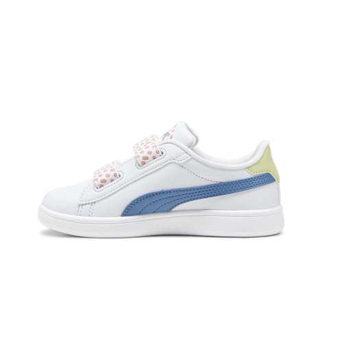 PUMA Toddler Girls Smash 3.0 Fc V Slip On Sneakers Shoes Casual - Blue, Grey, White - Size 2.5 M3