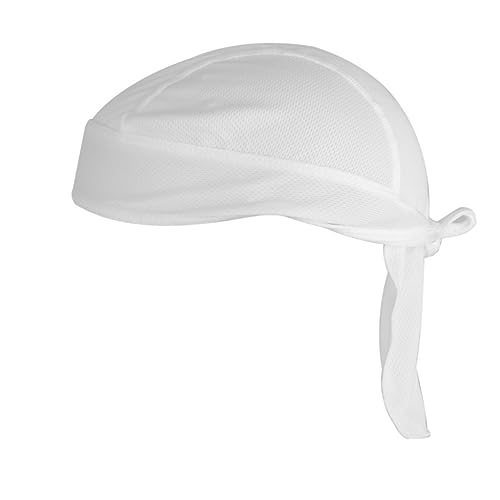 VALICLUD Unisex Quick Dry Cycling Headscarf Soft Cap for Outdoor Activities Fits Breathable Sweat Absorbent for Cycling Enthusiasts White
