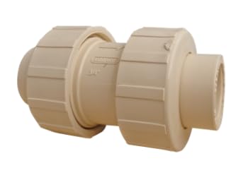 CPVC Non-Return Check Valve, Flow Control Plumbing Fitting, YELLOW 3/4INCH (20MM)-image-3