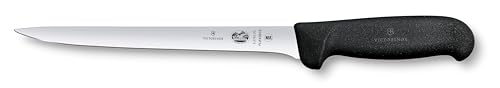 Victorinox Fibrox 8-Inch Fillet Knife with Straight Edge and Black...
