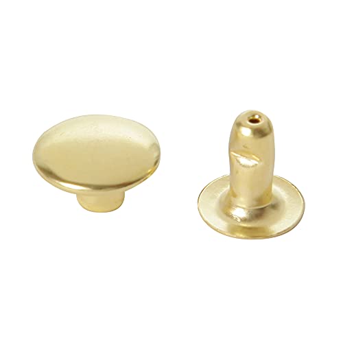 KIYOHARA サンコッコー 片面カシメ大 15組入り 直径9mm ゴールド SUN11-12