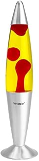 INNOTECK 16 Soothing Motion Lava Lamp for Relaxation Retro Home Lighting Decoration - 30 W - Silver Glitter/Pink Liquid